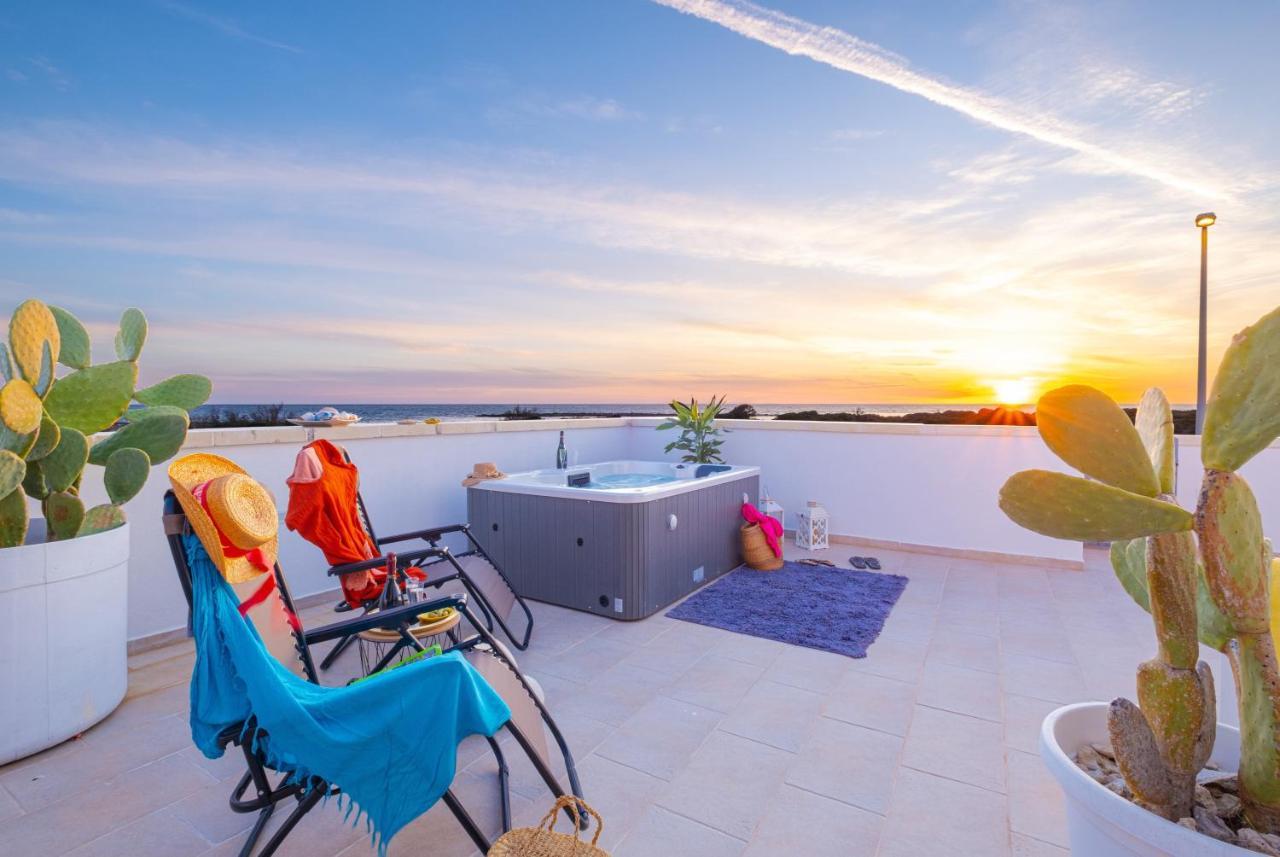 Villette Lux Fronte Spiaggia - Torre Pali Dış mekan fotoğraf