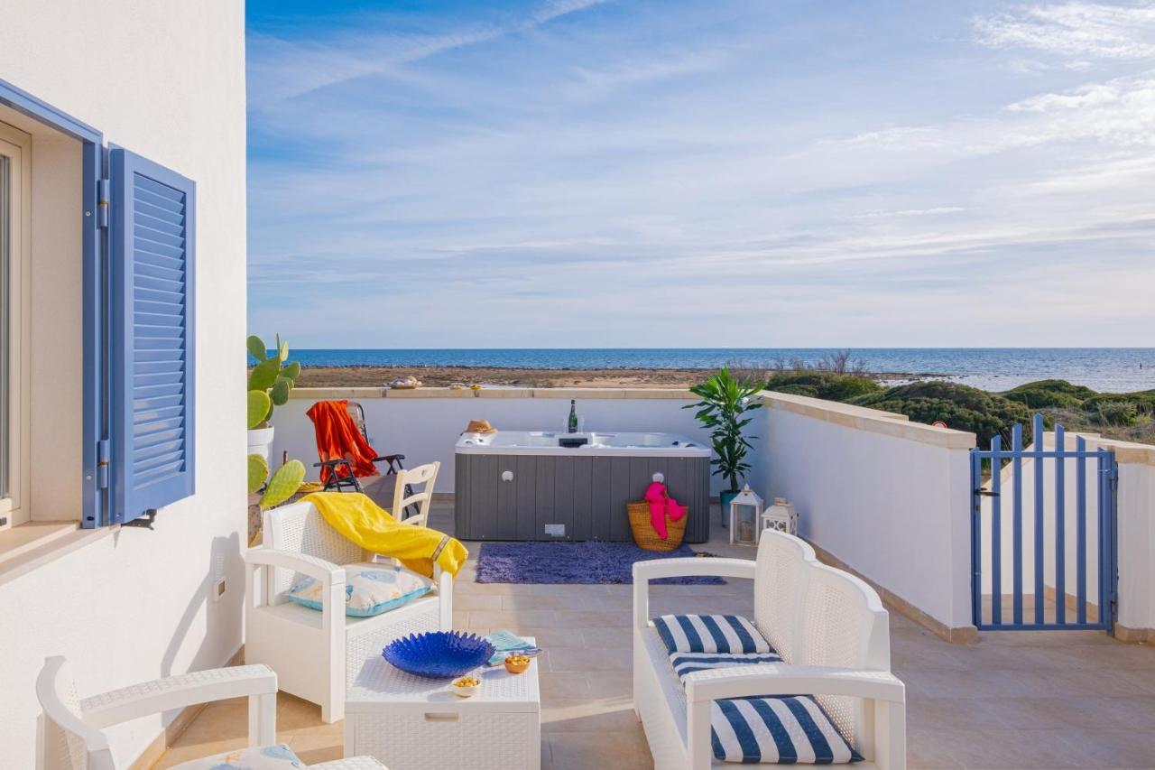 Villette Lux Fronte Spiaggia - Torre Pali Dış mekan fotoğraf