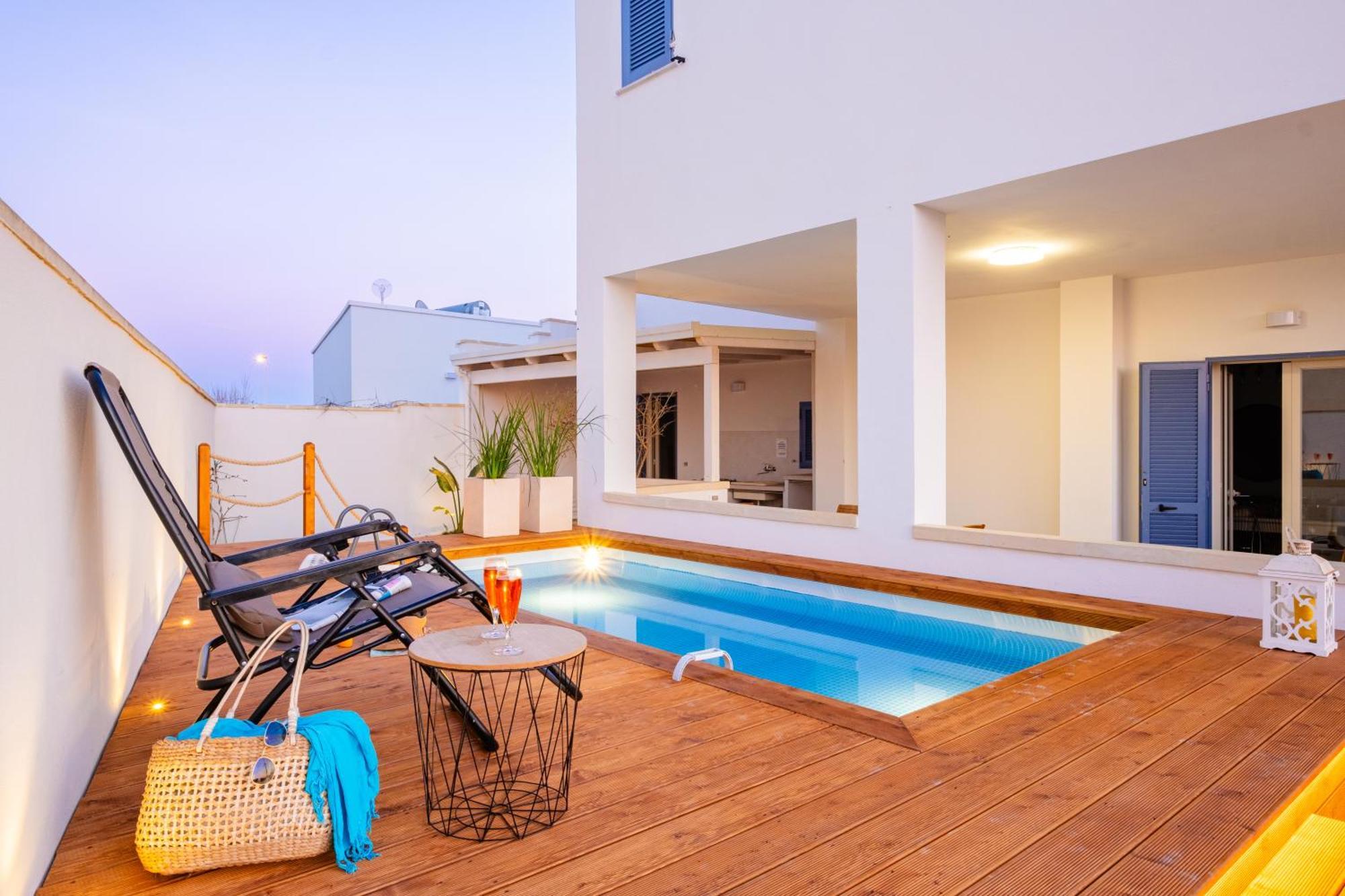 Villette Lux Fronte Spiaggia - Torre Pali Dış mekan fotoğraf