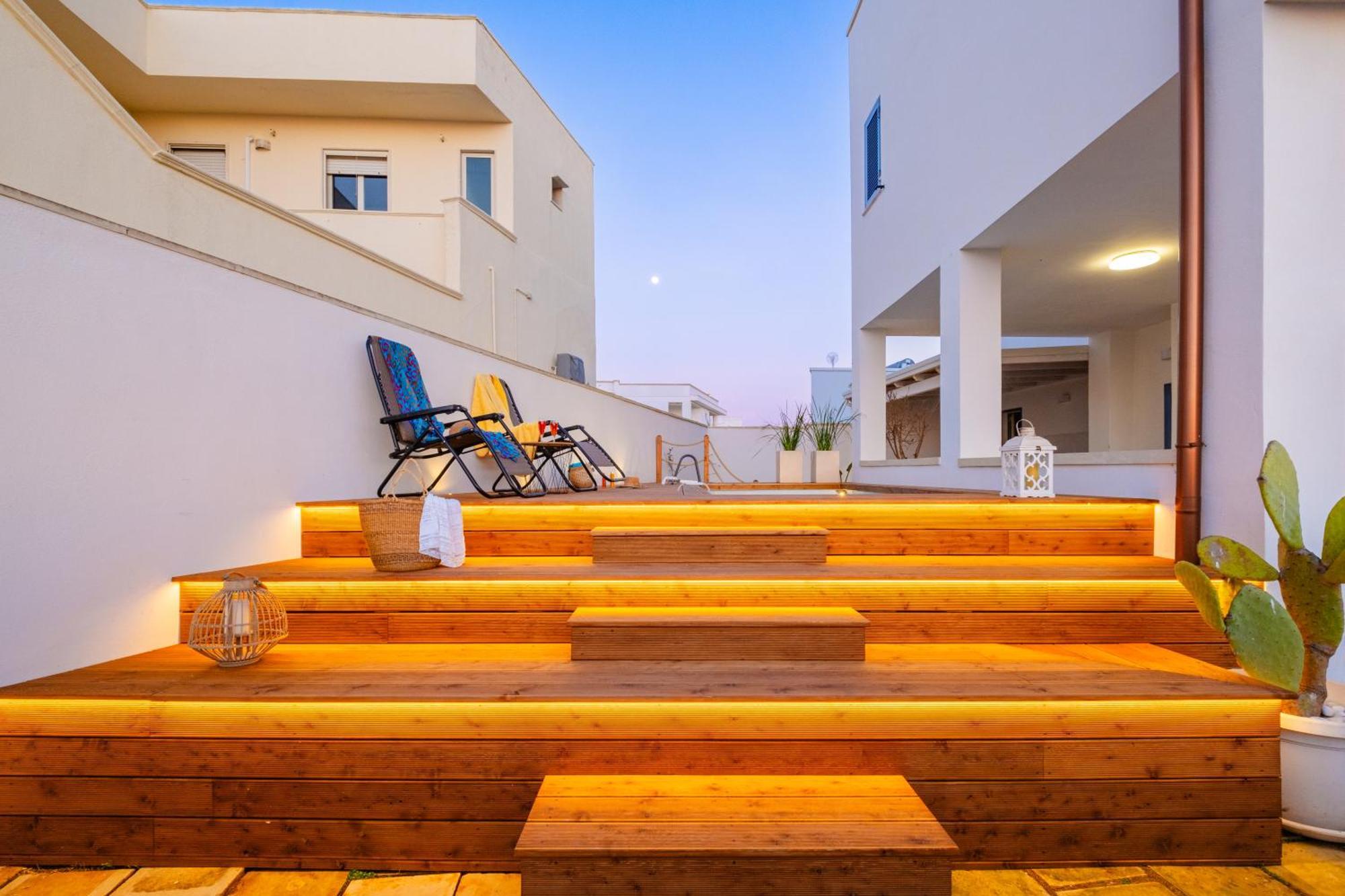Villette Lux Fronte Spiaggia - Torre Pali Dış mekan fotoğraf