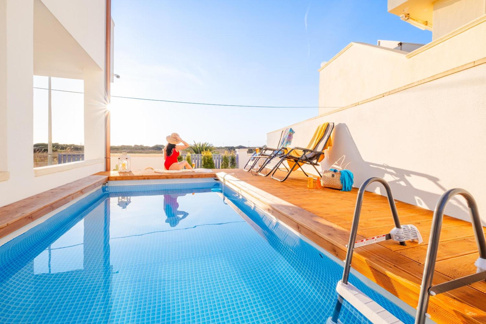 Villette Lux Fronte Spiaggia - Torre Pali Dış mekan fotoğraf